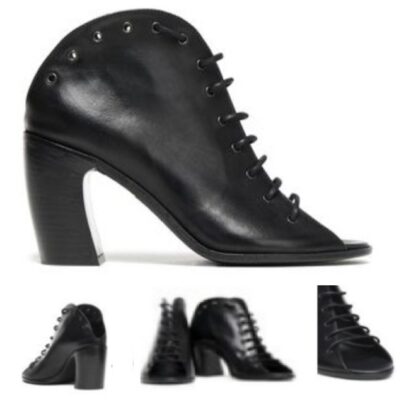 Lace-up leather sandals van Ann Demeulemeester